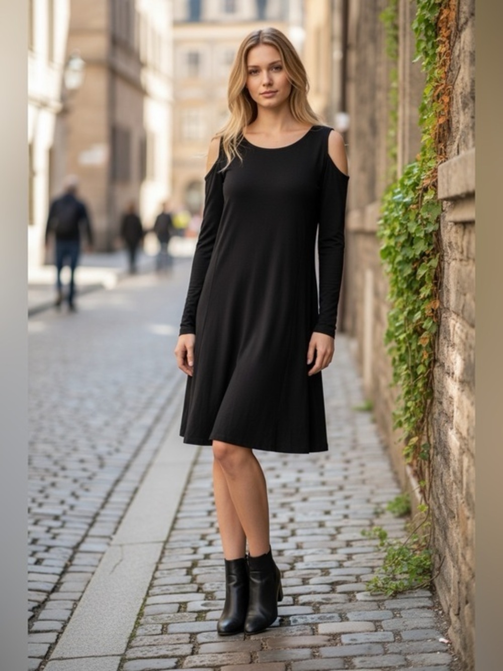 Tom’s Ware Cold Shoulder Pullover Dress